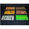 Image 1 : (6) Assorted License Plates