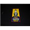Image 1 : Champion Spark Plug Porcelain Fantasy Sign