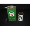 Image 1 : Castrol Outboard Motor Oil Tin (Full) & Castrol Chainlube Tin
