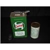 Image 2 : Castrol Outboard Motor Oil Tin (Full) & Castrol Chainlube Tin