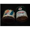 Image 2 : Texaco 35 Pound Pail With Lid & Royalite 25 Pound Grease Pail