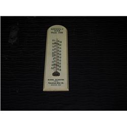 Grizzly Gasoline Wooden Advertising Thermometer