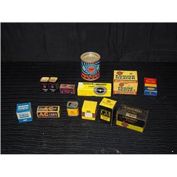 Assortment of Vintage Automotive Boxes & Small Parts