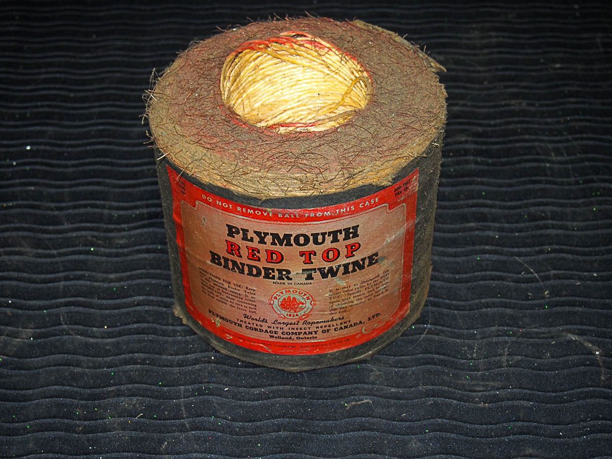 Vintage Red Top Binder Twine