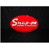 Image 1 : Snap On Tools Embossed Oval Single Sided Tin Sign