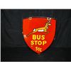 Image 1 : STC Double Sided Porcelain Bus Stop Sign