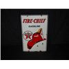 Image 1 : Original 1947 Texaco Fire Chief Pump Sign, Single Sided Porcelain