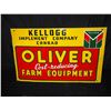 Image 1 : Original Oliver Farm Equipment Single Sided Painted Tin Sign