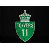 Image 1 : Original Ontario Highway 11 Single Sided Aluminum Sign