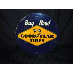 Good Year Tire Single Sided Tin Sign