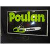 Image 1 : Large Plastic Poulan Chainsaw Sign