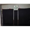 Image 1 : 4-H Double Sided Metal Sign with Stand