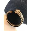 Image 1 : Designer Kate Spade Enamel Gold Plate Little Cheetah Cuff Bracelet