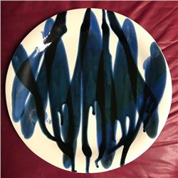 Large Portugese Modern Art Ceramic Platter