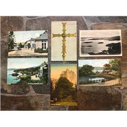 Group of Early 1900's Travel Postcards, Ireland