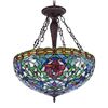 Image 2 : Tiffany-style Inverted Ceiling Pendant