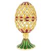 Oriental Style Royal Inspired Russian Egg 4.8 Inches