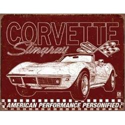 Corvette - 69 StingRay 16"Wx12.5"H