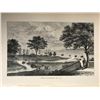 19thc Wood Engraving, Port of Buffalo 1815, New York