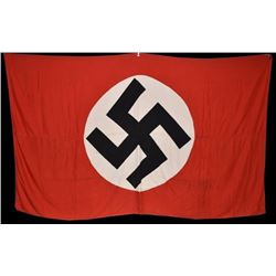 Original WWII Large Nazi German Flag Banner