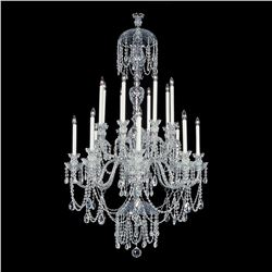 Winter Elegance - 16 Light Crystal Chandelier with Swarovski - 36  x 63 