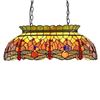 Image 1 : "ANISOPTERA PURITY" Tiffany-style Dragonfly 3 Light Ceiling Pendant 28" Wide