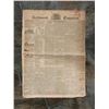 Original Early 19thc Newspaper, Richmond Virginia