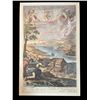 Image 1 : Machine Colored Print, Noah's Ark & Rainbow