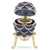 Image 2 : Royal Inspired Pinecone Russian Egg with Clock