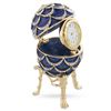 Image 4 : Royal Inspired Pinecone Russian Egg with Clock