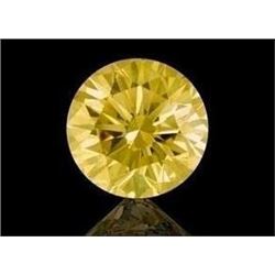 11ct Round Brilliant Cut Canary BIANCO Diamond