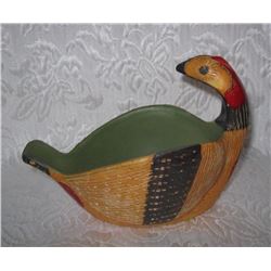 Mid Century Modern, Bitossi Italian Pottery Bowl, Pheasant