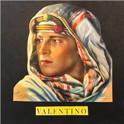 Original 1926 Movie Magazine Cover Art, Scrapbook Page, Valentino, Son of The Sheik