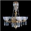 Whitaker 4B - 4 Light Brass and Crystal Victorian Chandelier - 28" x 31"