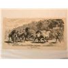 19thc Wood Engraving, After Bonheur The Horse Fair