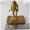 Image 2 : Late 19thc Victorian Gold Gilded Bronze Figure of a Squire, Country Gentleman