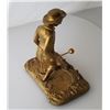 Image 3 : Late 19thc Victorian Gold Gilded Bronze Figure of a Squire, Country Gentleman