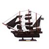 Image 1 : Wooden Blackbeard's Queen Anne's Revenge Model Pirate Ship 15"