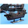 Image 2 : Wooden Blackbeard's Queen Anne's Revenge Model Pirate Ship 15"