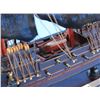 Image 5 : Wooden Blackbeard's Queen Anne's Revenge Model Pirate Ship 15"