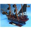 Image 8 : Wooden Blackbeard's Queen Anne's Revenge Model Pirate Ship 15"