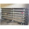 Image 1 : Heavy Duty Cantilever type Steel Storage Rack 150" Long 6'6" Tall