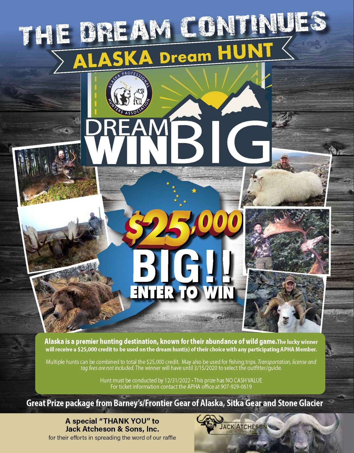 25,000 Dream Hunt Raffle