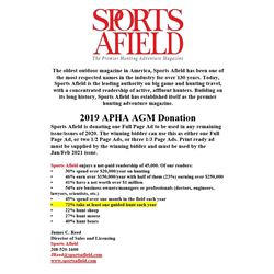 Sports Afield Full Page Ad