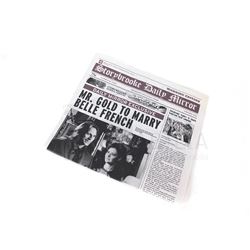 Once Upon a Time - Storybrooke Newspaper 'Mr. Gold to Marry Belle French' (3208)