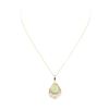 Image 1 : 5.59 ctw Opal and Diamond Pendant - 14KT Yellow Gold