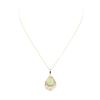 Image 1 : 5.59 ctw Opal and Diamond Pendant - 14KT Yellow Gold