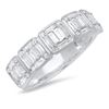Image 1 : 18K White Gold 0.91CTW Diamond Ring, (VS/G)