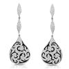 Image 1 : 18k White Gold 2.81CTW Diamond Earrings, (VS2 /G)