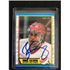 Image 1 : BORJE SALMING SIGNED O-PEE-CHEE HOCKEY CARD